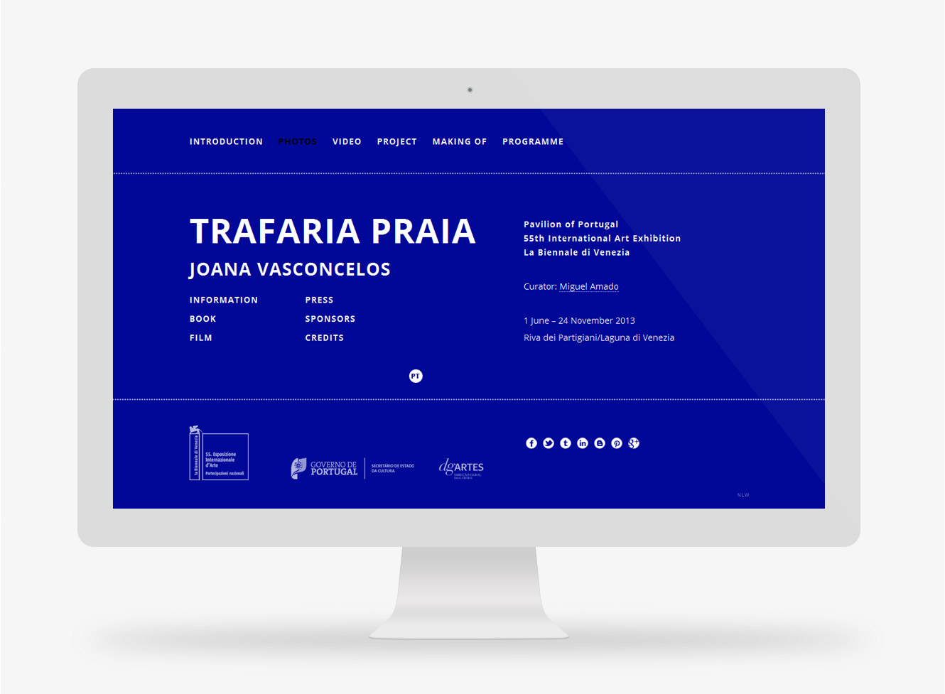 website Joana Vasconcelos Trafaria Praia